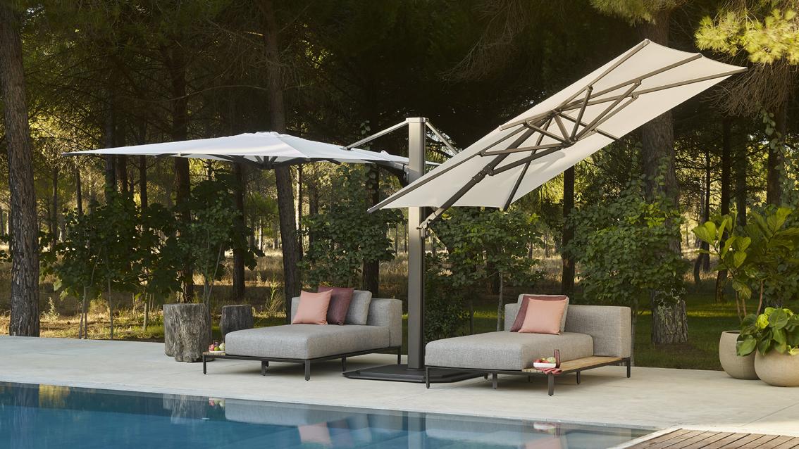 Caractere zweefparasol dubbel | feelathome